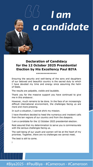 I am a candidate