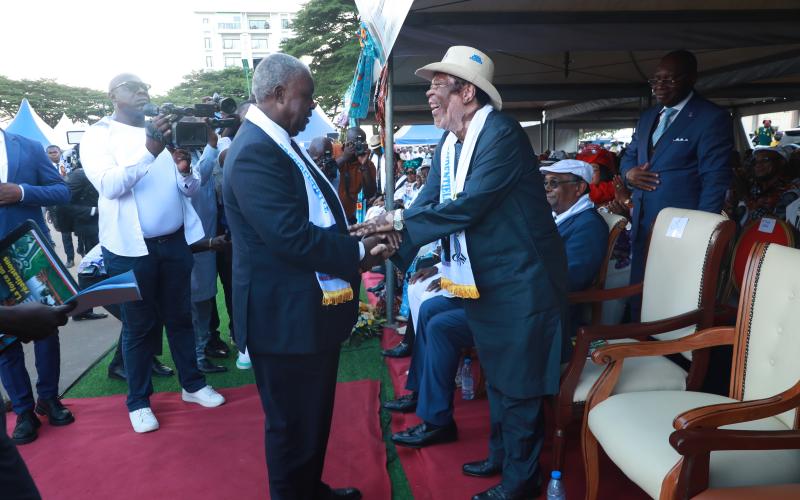 Meeting de lancement de la campagne du RDPC, le samedi, 27 septembre 2025 à l'esplanade de l'hôtel de Ville de Yaoundé