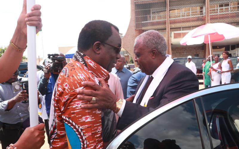 Meeting de lancement de la campagne du RDPC, le samedi, 27 septembre 2025 à l'esplanade de l'hôtel de Ville de Yaoundé