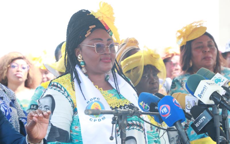 Meeting de lancement de la campagne du RDPC, le samedi, 27 septembre 2025 à l'esplanade de l'hôtel de Ville de Yaoundé