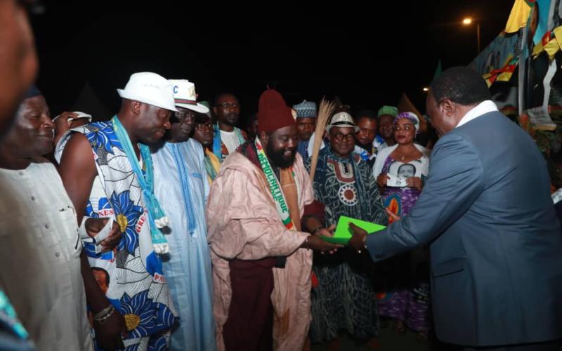 Meeting de lancement de la campagne de Yaoundé 2 à Tsinga