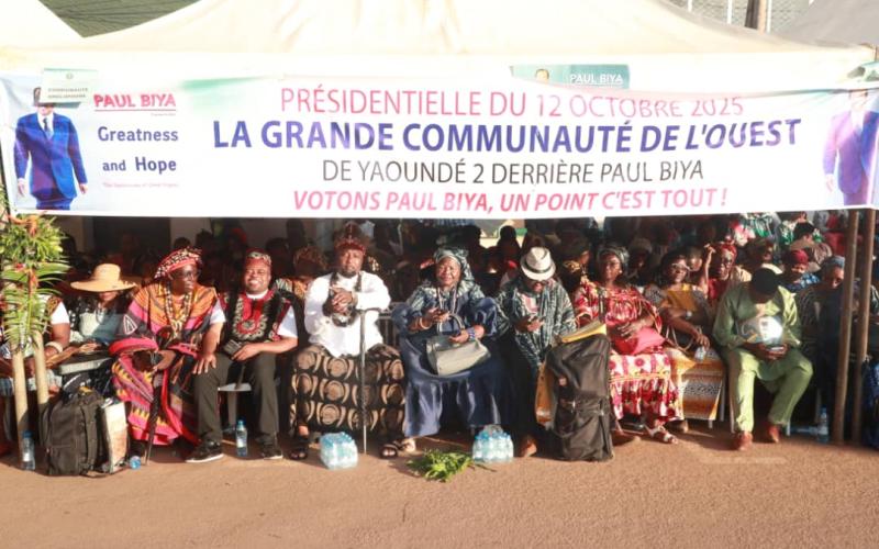 Meeting de lancement de la campagne de Yaoundé 2 à Tsinga