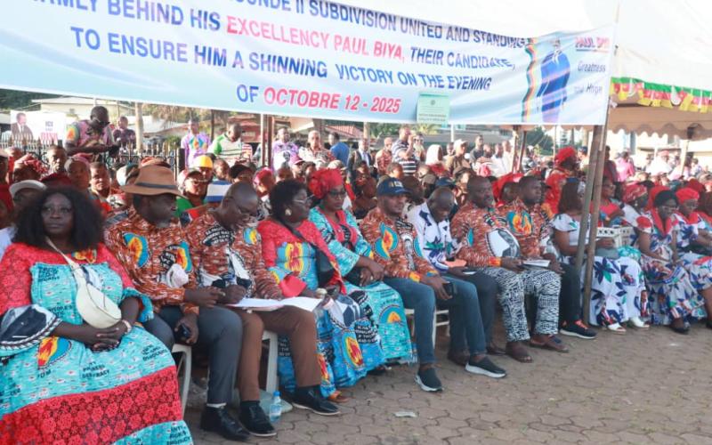 Meeting de lancement de la campagne de Yaoundé 2 à Tsinga