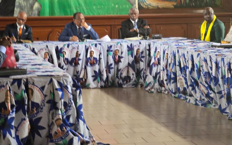 The Secretary General of the CPDM Central Committee granted an audience to ally political parties on 1 October 2025.