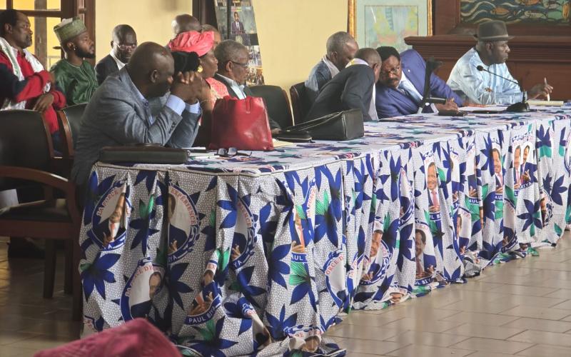 The Secretary General of the CPDM Central Committee granted an audience to ally political parties on 1 October 2025.