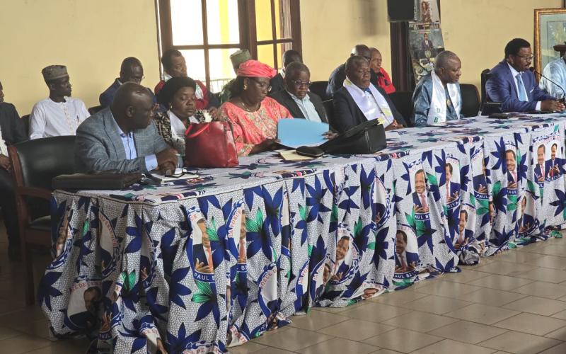 The Secretary General of the CPDM Central Committee granted an audience to ally political parties on 1 October 2025.