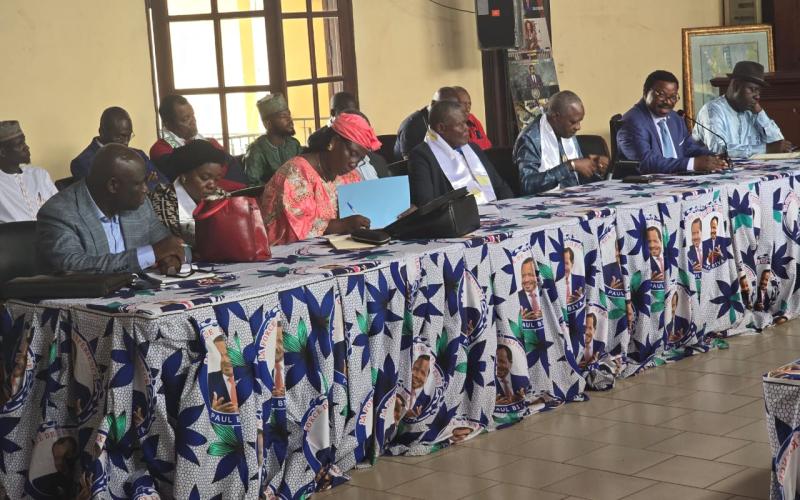 The Secretary General of the CPDM Central Committee granted an audience to ally political parties on 1 October 2025.