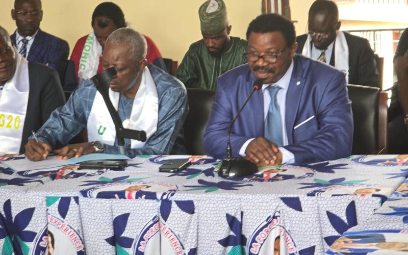 The Secretary General of the CPDM Central Committee granted an audience to ally political parties on 1 October 2025.