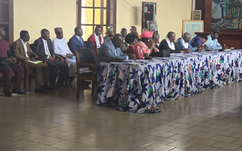 The Secretary General of the CPDM Central Committee granted an audience to ally political parties on 1 October 2025.