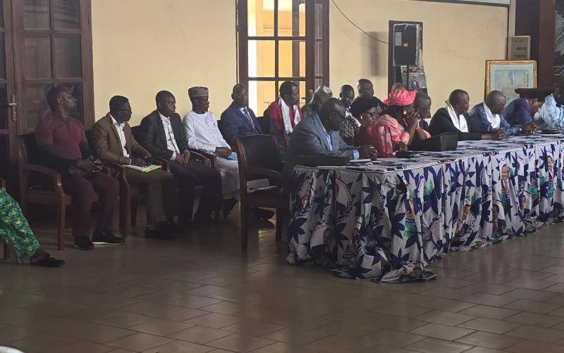 The Secretary General of the CPDM Central Committee granted an audience to ally political parties on 1 October 2025.