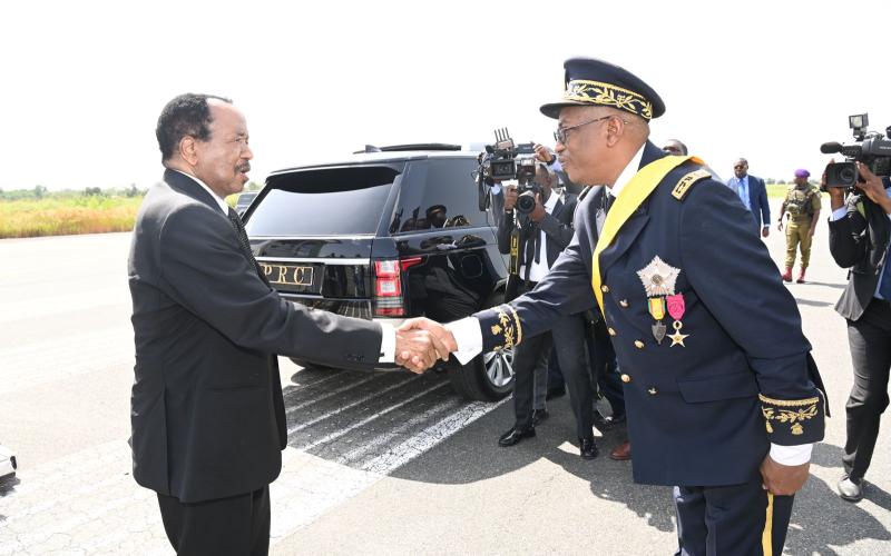 Le Président Paul BIYA et la Première Dame, Madame Chantal BIYA, à Maroua