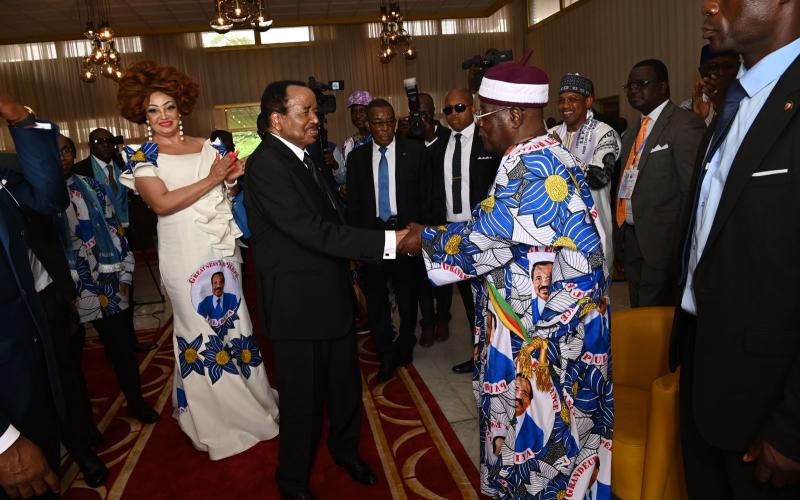 Le Président Paul BIYA et la Première Dame, Madame Chantal BIYA, à Maroua