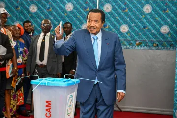 2025 Presidential Election: President Paul BIYA cast Vote in Yaounde