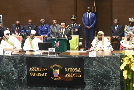 Swearing-in ceremony: speech by His Excellency Paul BIYA